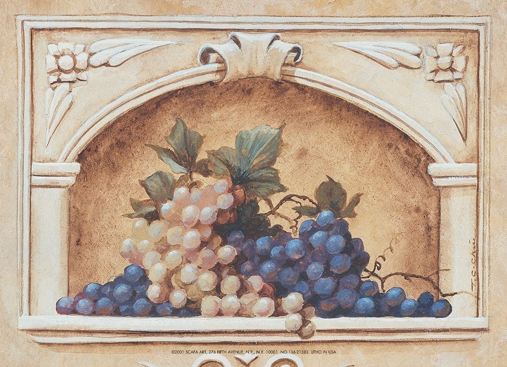 Grape Fresco art print by Unknown for $57.95 CAD