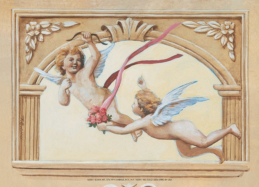 Cherub Fresco art print by Unknown for $57.95 CAD