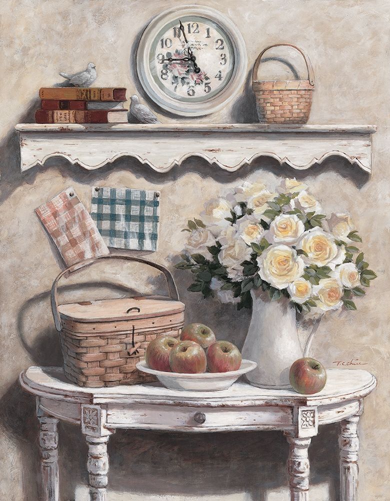 Flowers and Fruit art print by Unknown for $57.95 CAD