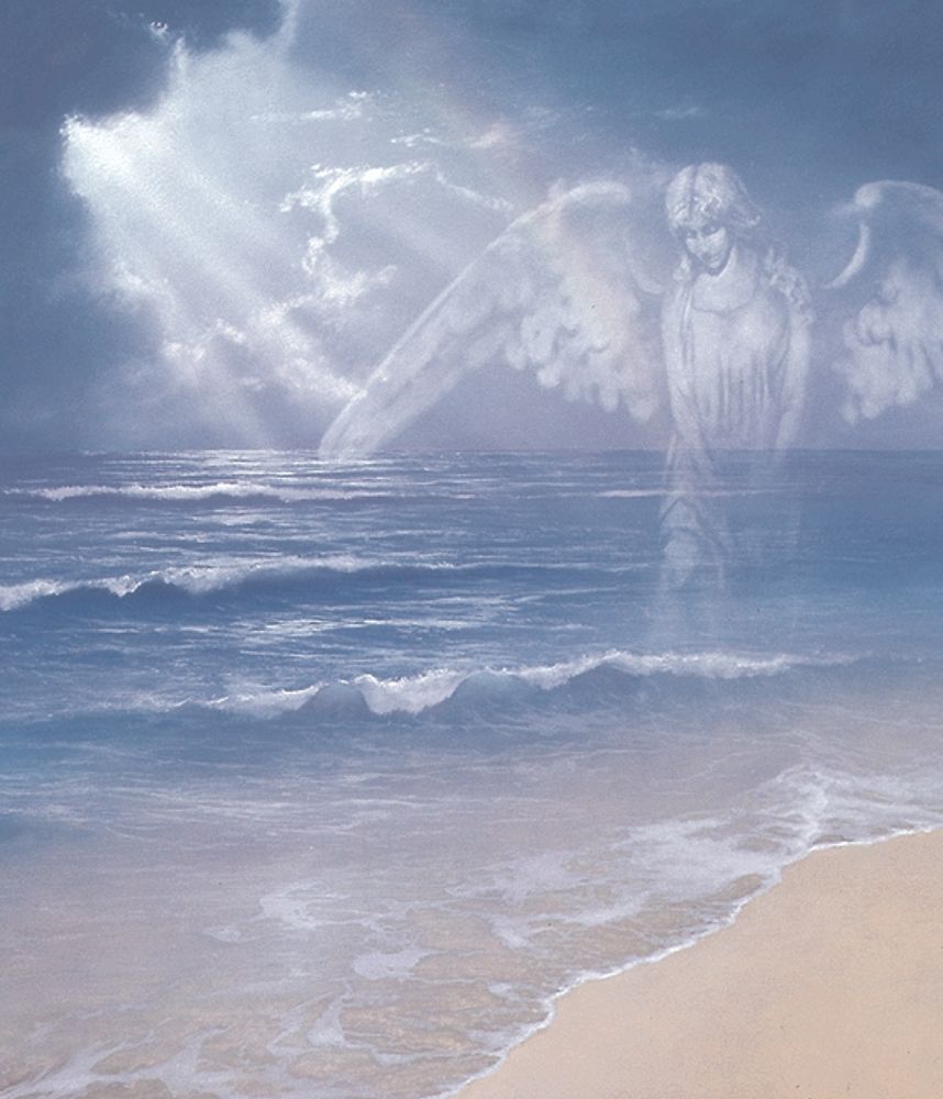 Angel on Shore art print by Unknown for $57.95 CAD