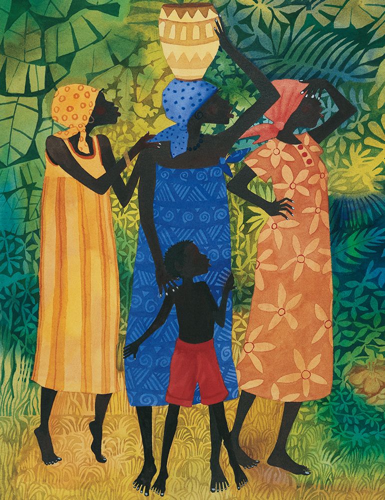 Carrying Water art print by Unknown for $57.95 CAD