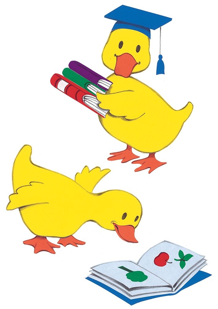 Ducks Reading art print by Unknown for $57.95 CAD