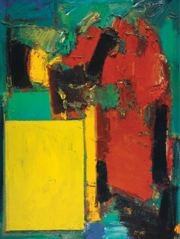 Abstract Yellow/Red art print by Unknown for $57.95 CAD