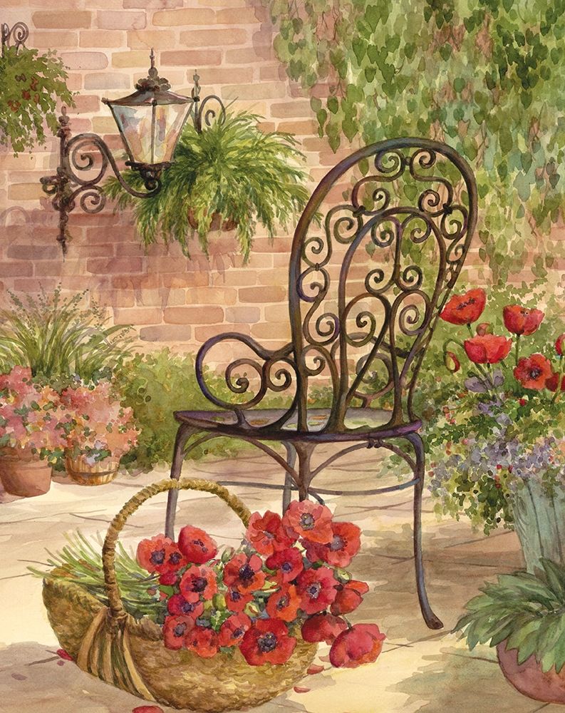 Patio Chair I art print by Unknown for $57.95 CAD