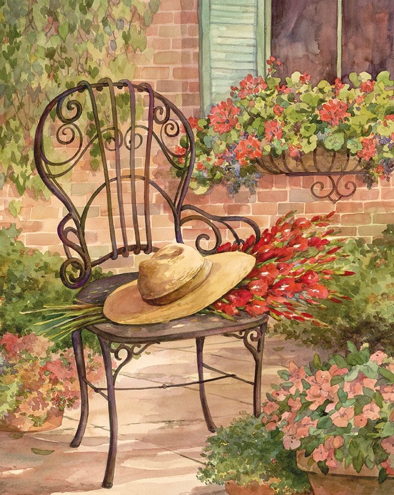 Patio Chair II art print by Unknown for $57.95 CAD