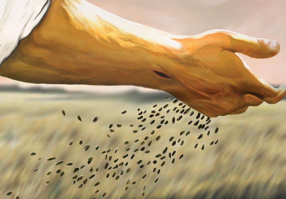 Seed Sower art print by Unknown for $57.95 CAD