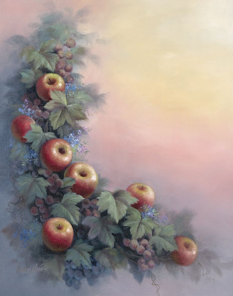 Apple/Grape OP art print by Unknown for $57.95 CAD
