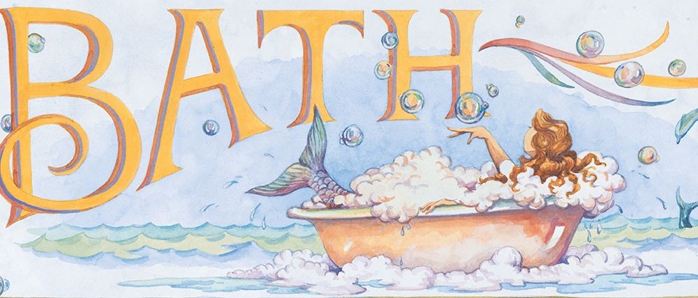 Mermaid Bath art print by Unknown for $57.95 CAD