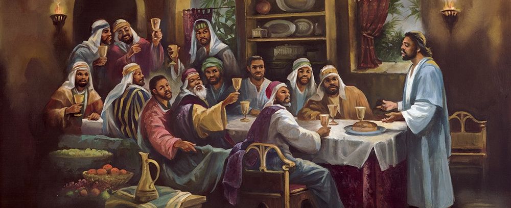 Black Last Supper art print by Unknown for $57.95 CAD
