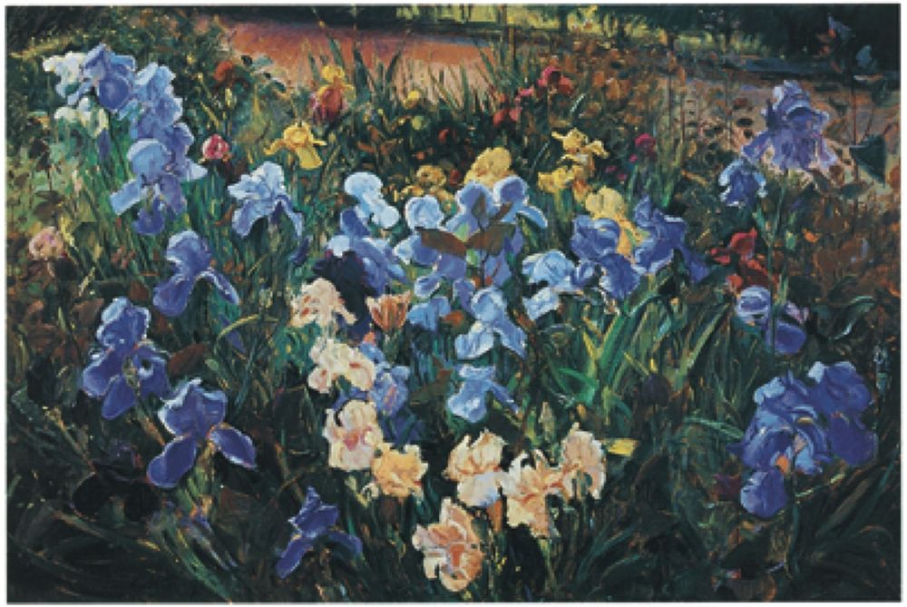 Blue Fields art print by Unknown for $57.95 CAD