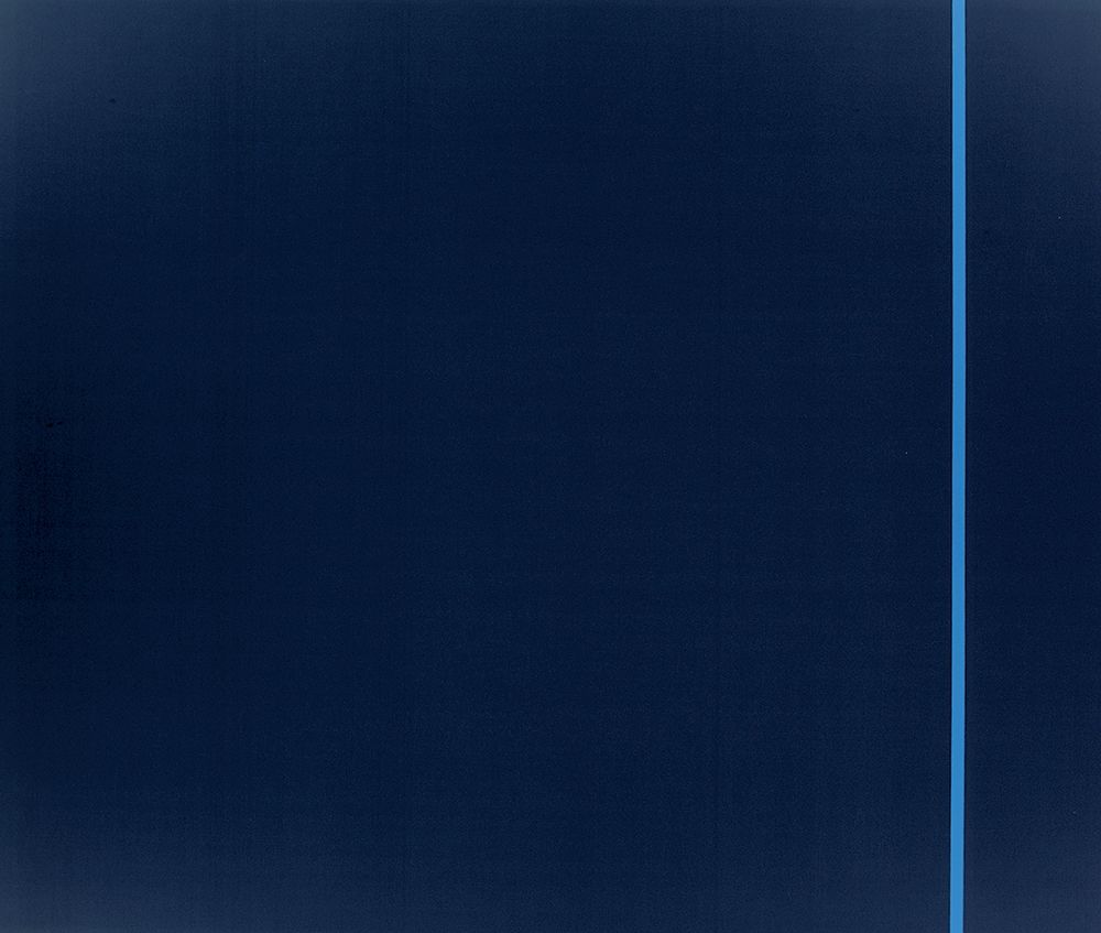 Blue Thin Line art print by Unknown for $57.95 CAD