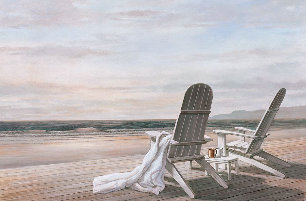 Coffee on the Beach II art print by Unknown for $57.95 CAD