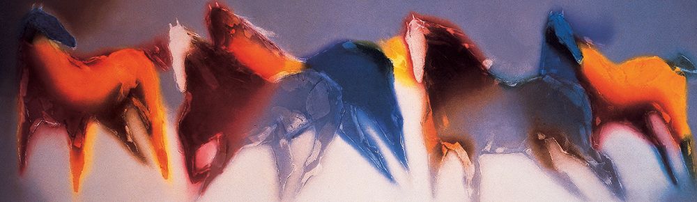 Stallion Abstract Panel art print by Unknown for $57.95 CAD
