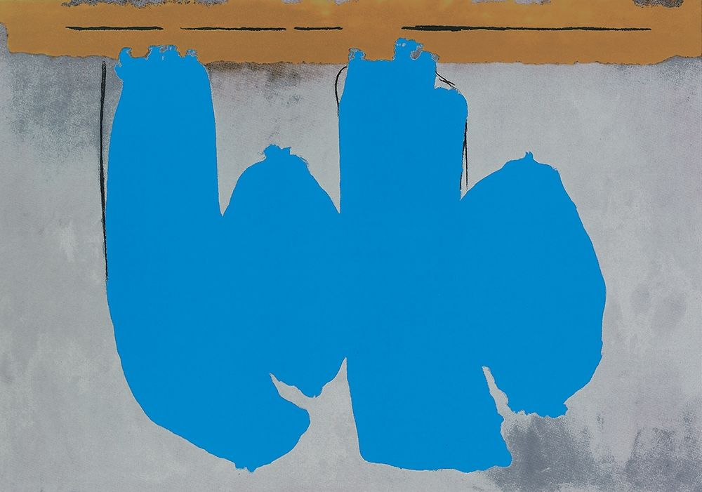 Blue sur Gris art print by Unknown for $57.95 CAD