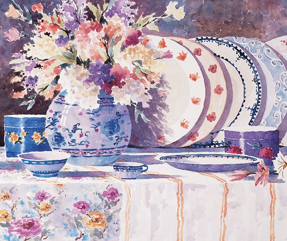 Plates in a Row art print by Unknown for $57.95 CAD