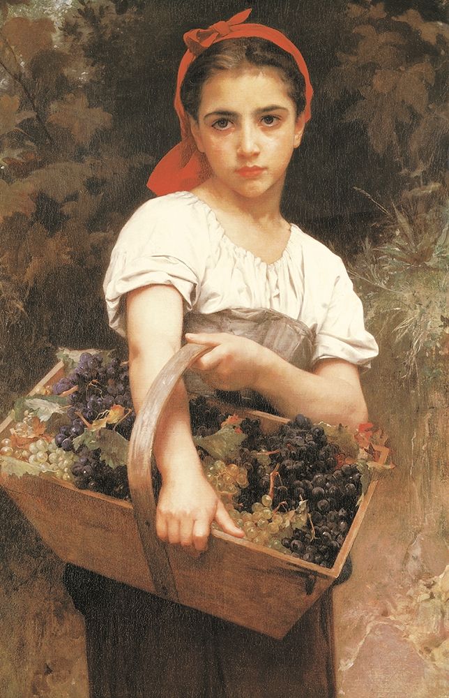 Maiden with Basket art print by Unknown for $57.95 CAD