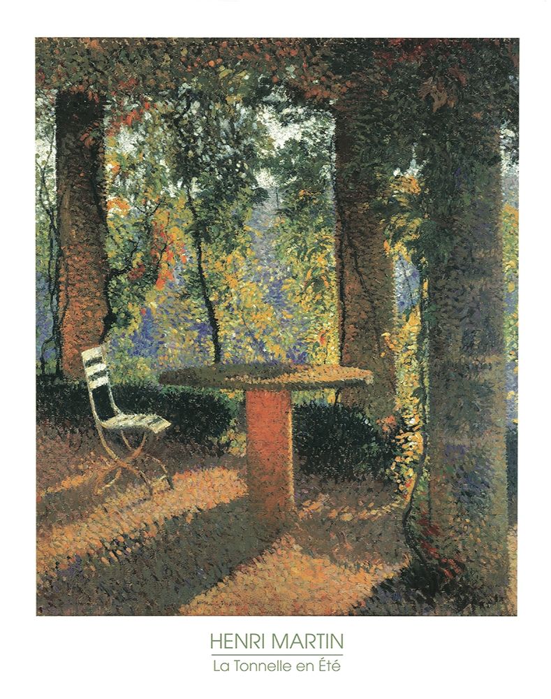 La Tonnelle en Ete art print by Martin for $57.95 CAD