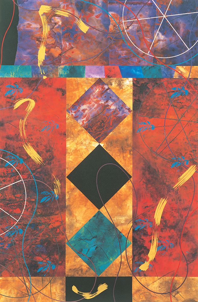 Quilt Abstract I art print by Unknown for $57.95 CAD