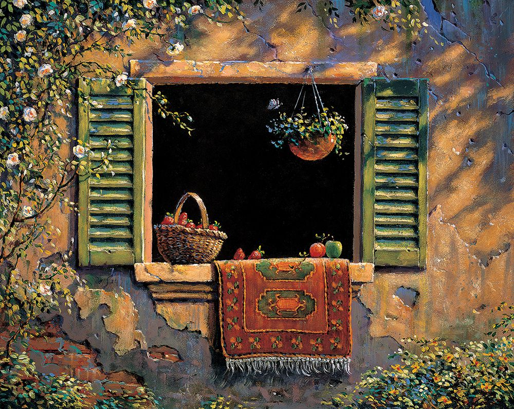 Hacienda Window art print by Unknown for $57.95 CAD