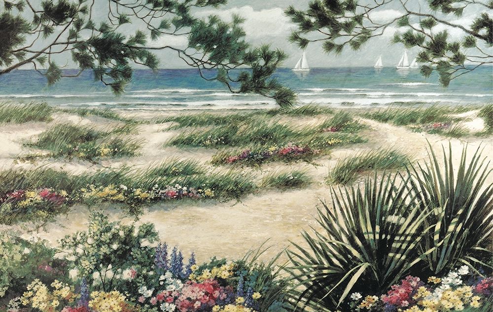 Beach and Sails art print by Unknown for $57.95 CAD