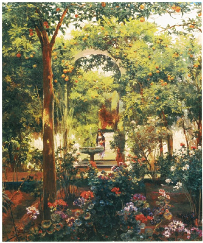 Garden art print by Unknown for $57.95 CAD