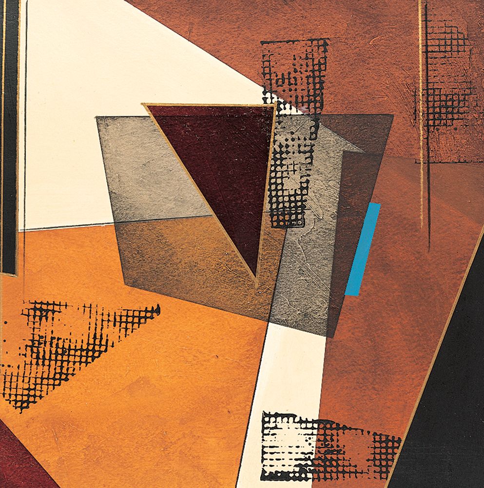 Patchwork Collage Abstract I art print by Unknown for $57.95 CAD