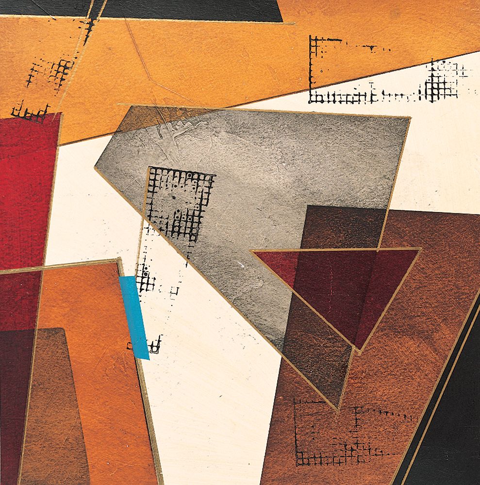 Patchwork Collage Abstract II art print by Unknown for $57.95 CAD
