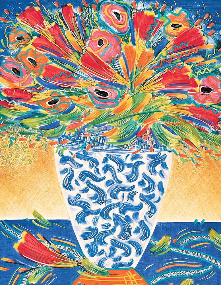 Colorful Floral II art print by Unknown for $57.95 CAD