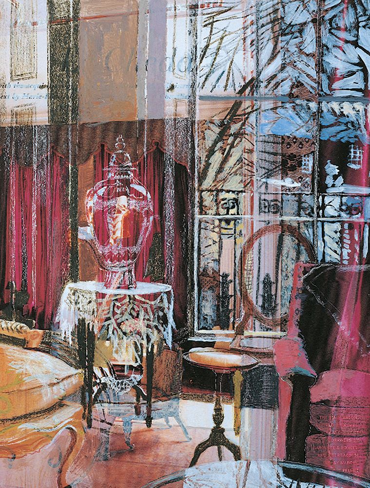 Pink Portico II art print by Unknown for $57.95 CAD