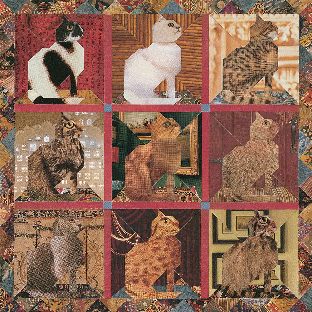 Tapestry of Cats art print by Unknown for $57.95 CAD