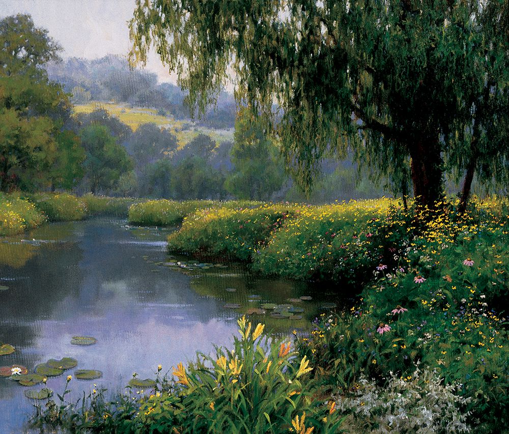 Lake Florals art print by Unknown for $57.95 CAD