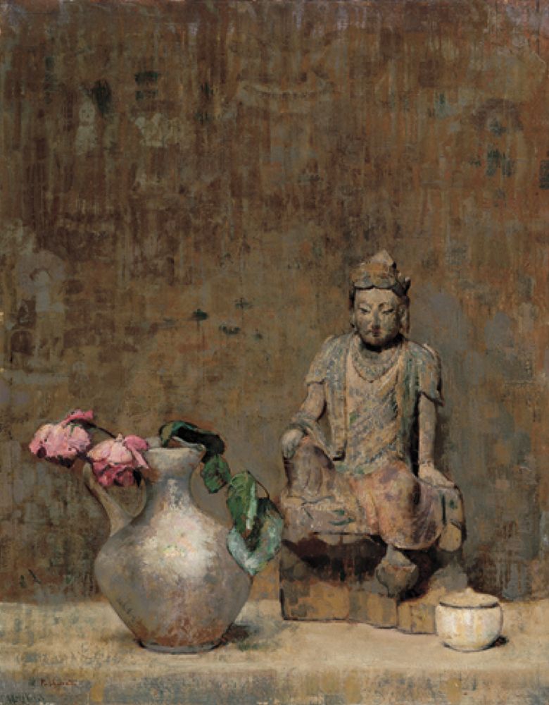 Oriental Clay Man art print by Unknown for $57.95 CAD