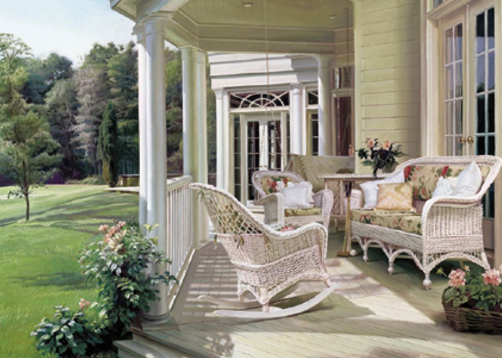 Porch Wicker art print by Unknown for $57.95 CAD