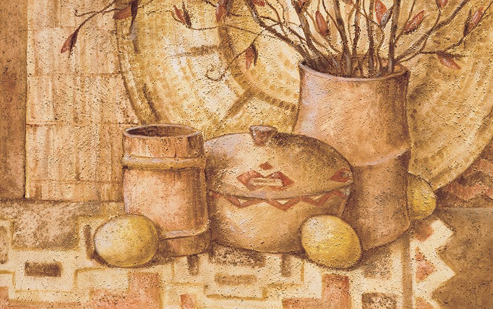Indian Pottery I art print by Unknown for $57.95 CAD