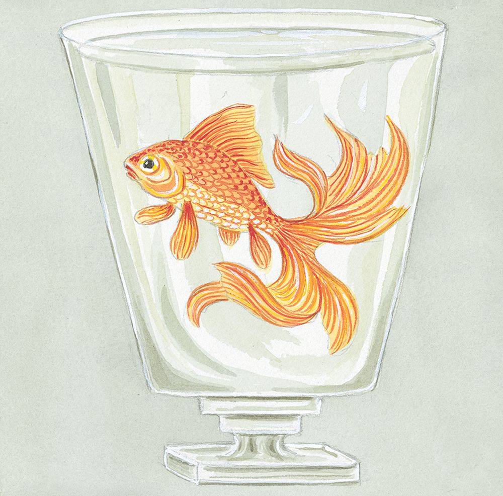 Goldfish IV art print by Beresford for $57.95 CAD