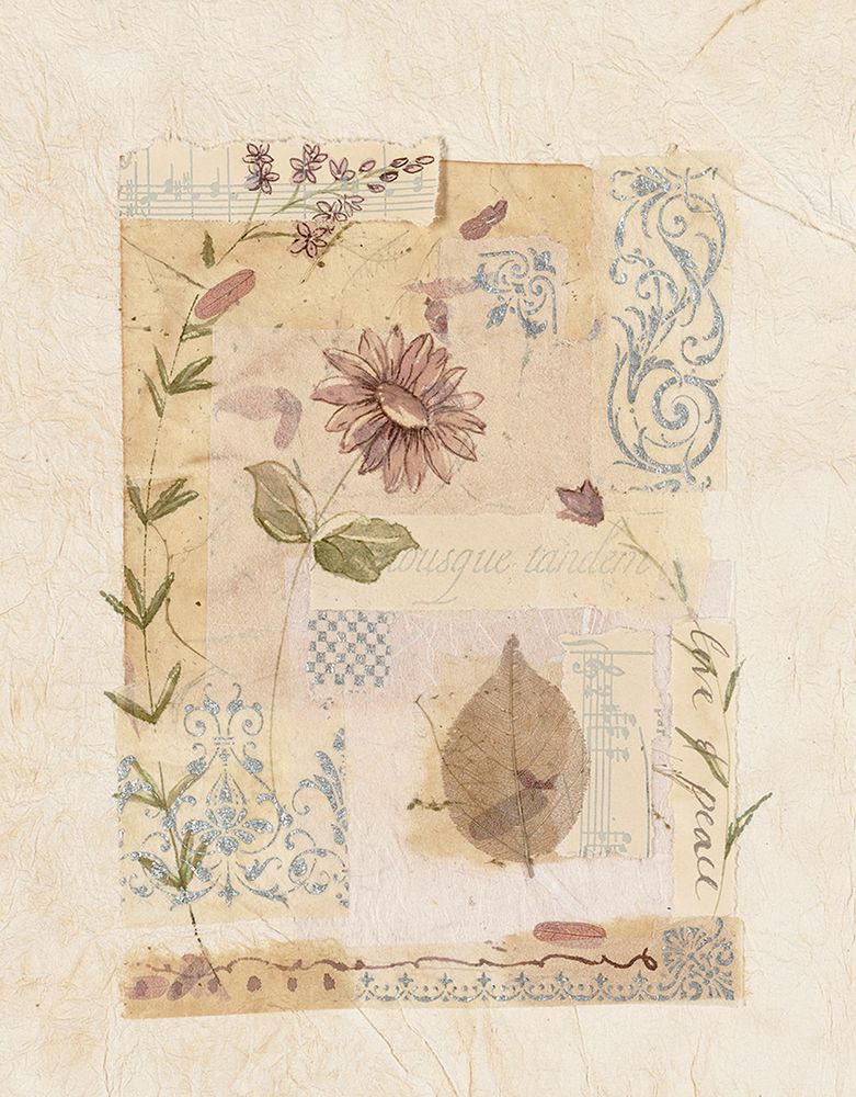 Floral Collage I art print by Patel for $57.95 CAD