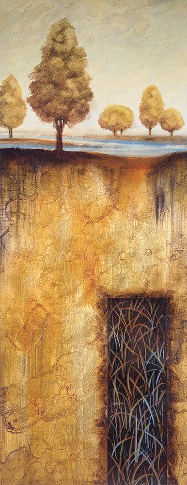 Golden Roots Panel I art print by Unknown for $57.95 CAD