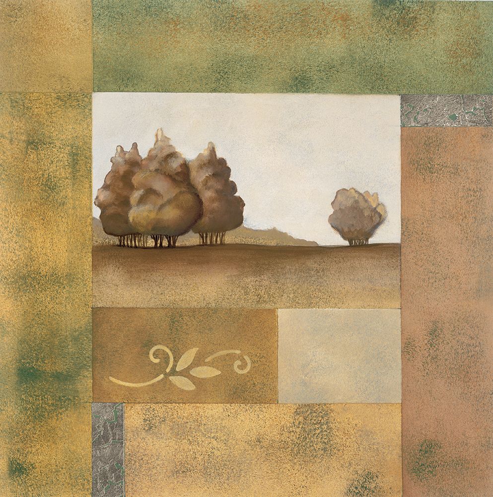 Golden Trees I art print by Unknown for $57.95 CAD