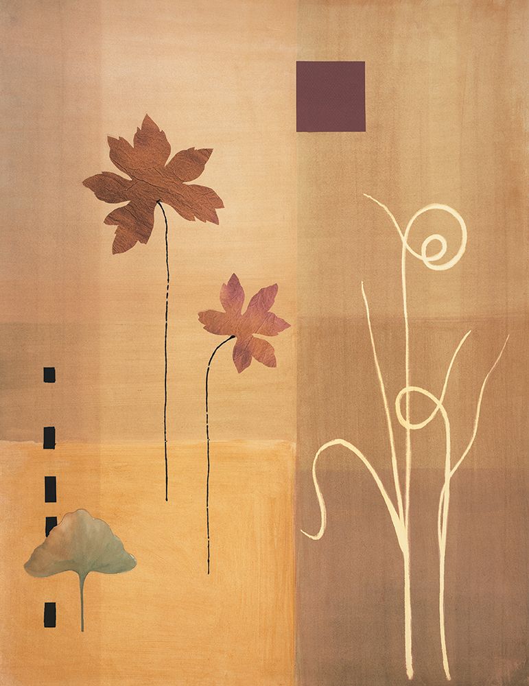 Leaf Abstract II art print by Unknown for $57.95 CAD