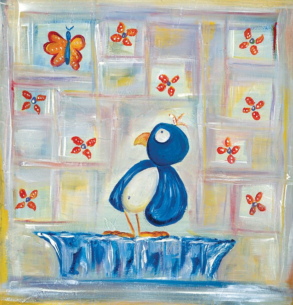 Birdy Blue art print by Unknown for $57.95 CAD