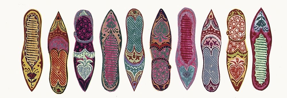 Slippers I art print by Unknown for $57.95 CAD