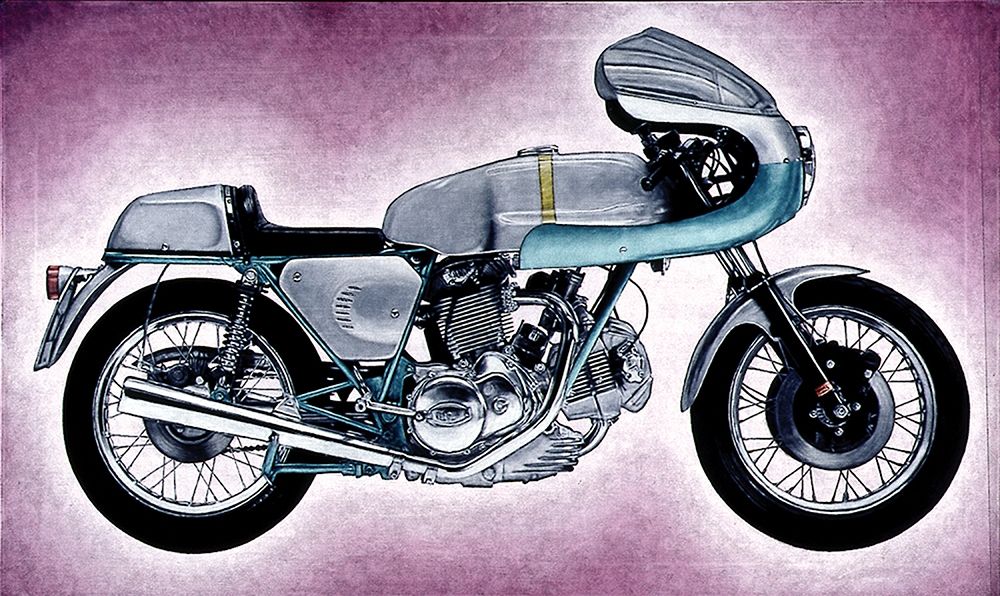Motorcycle I art print by Unknown for $57.95 CAD