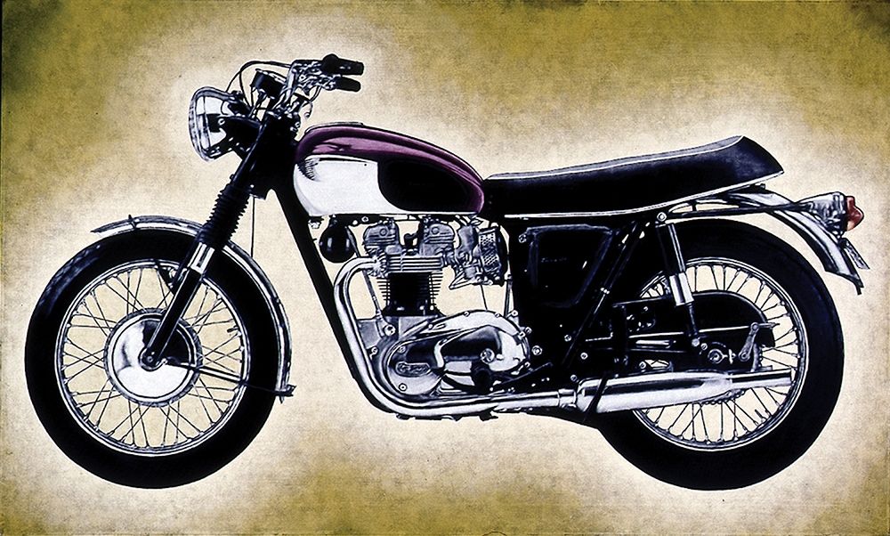 Motorcycle II art print by Unknown for $57.95 CAD