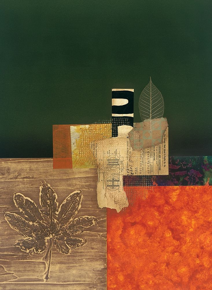Golden Leaf II art print by Unknown for $57.95 CAD
