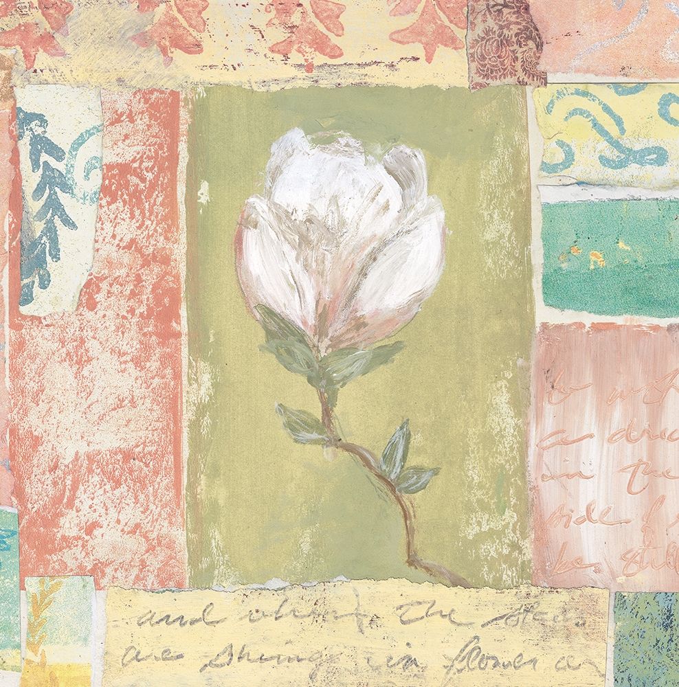 Floral Watercolor Collage I art print by Unknown for $57.95 CAD