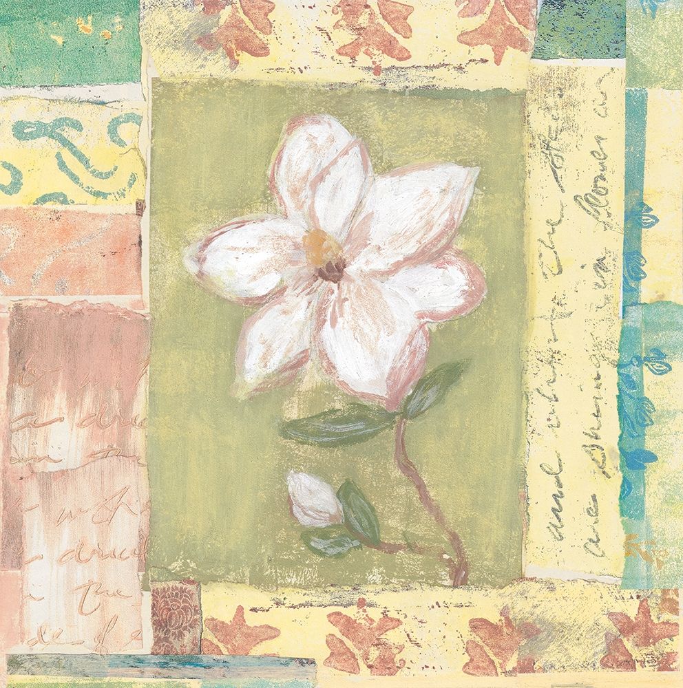 Floral Watercolor Collage II art print by Unknown for $57.95 CAD