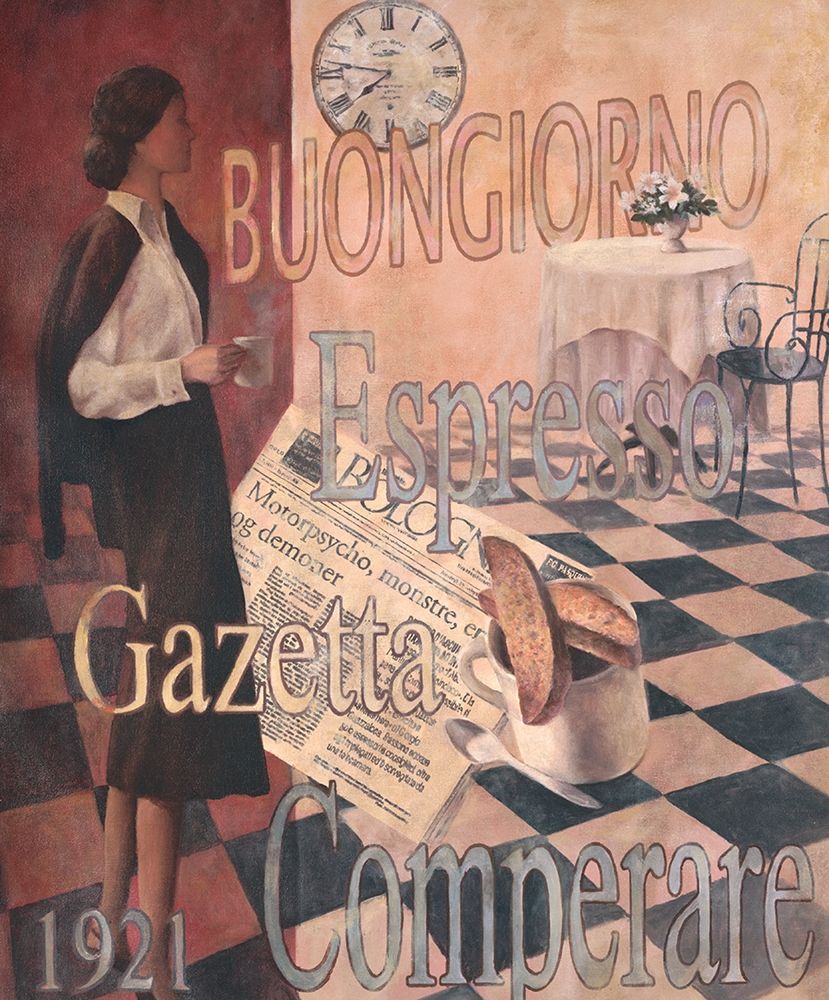 Buongiorno - 1921 art print by Unknown for $57.95 CAD