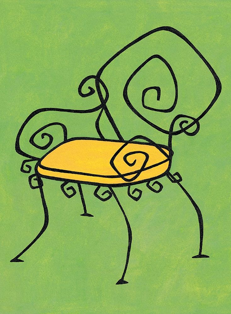 Green Chair art print by Unknown for $57.95 CAD