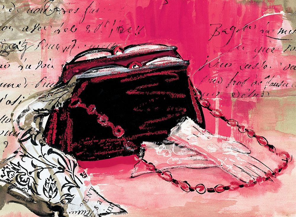 Purse and Gloves art print by Unknown for $57.95 CAD