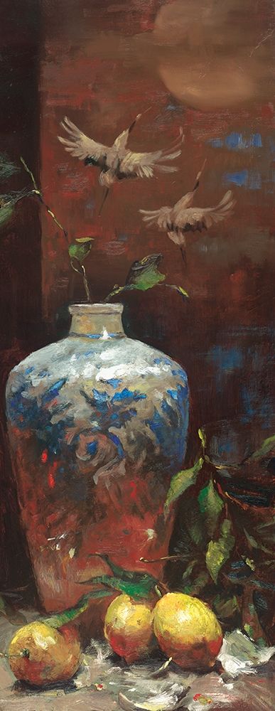 Oriental Vase Panel I art print by Unknown for $57.95 CAD
